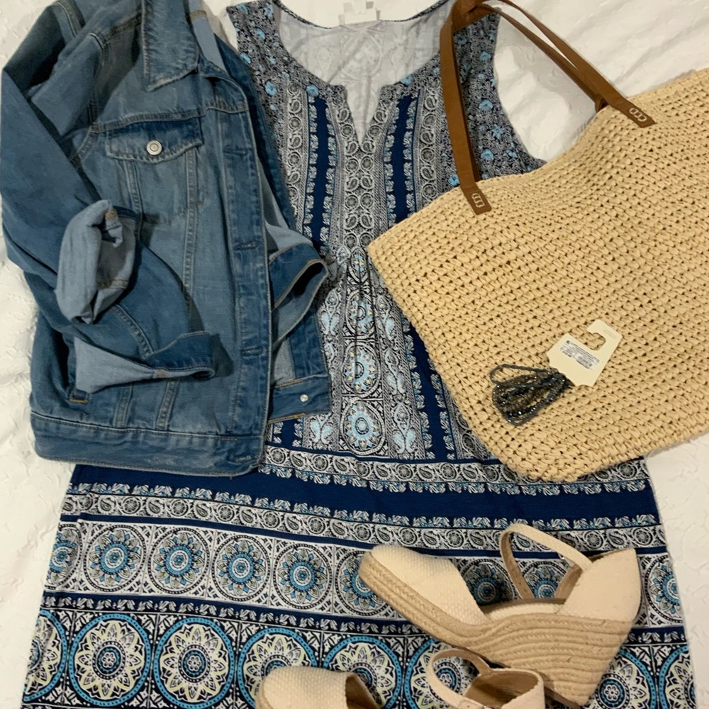J Jill sleeveless lightweight summer dress